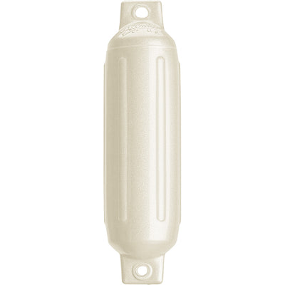 Polyform G-1 Twin Eye Fender 3.5" x 12.8" - Metallic White [G-1 METALLIC WHITE]