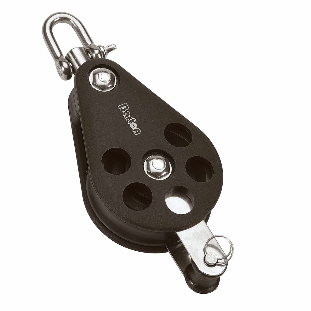Barton Size 5 54mm Plain Bearing Pulley Block Single Swivel  Becket [N05131]