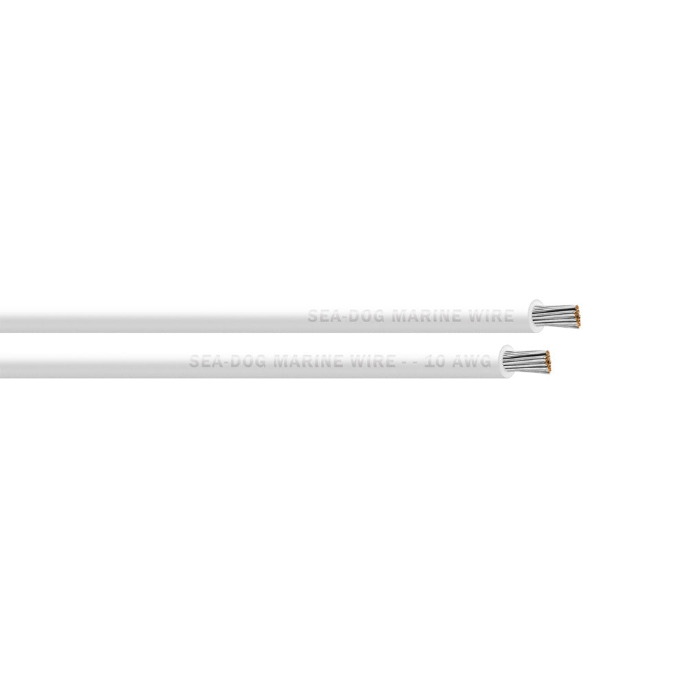 Sea-Dog 10 AWG White Primary Wire - 1000' [8010059]