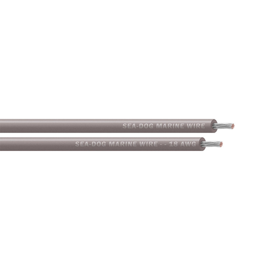 Sea-Dog 18 AWG Grey Primary Wire - 1000' [8018119]