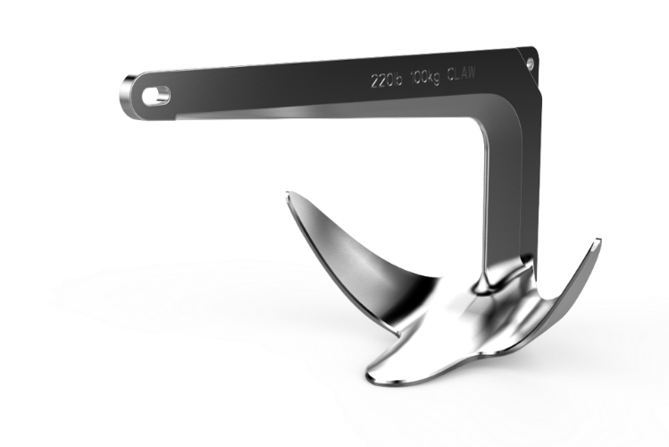 Lewmar Stainless Steel Claw Anchor 16.5 lbs. (7.5 kg)