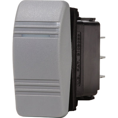 Blue Sea 8221 Water Resistant Contura III Switch - (ON)-OFF-ON - Grey [8221]
