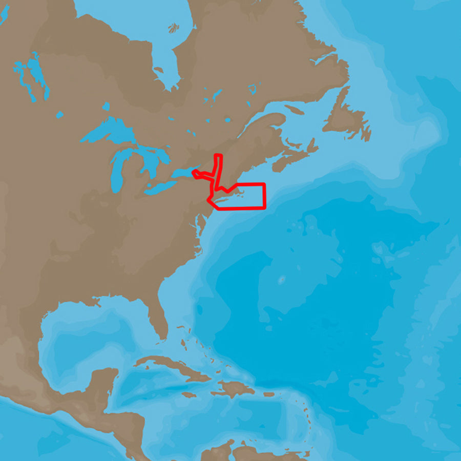 C-MAP  4D NA-940 Cape Cod, Long Island & Hudson River [M-NA-D940-MS]