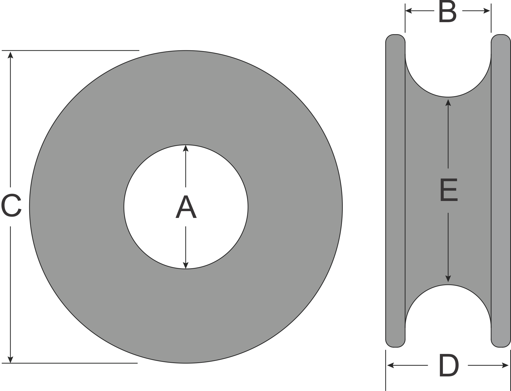 Tylaska 5/8" FR4 Low Friction Ring
