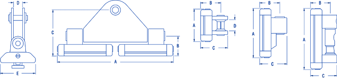 Ronstan Series 6 Ballslide Headboard Car