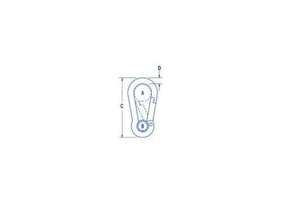 Ronstan 2 3/8" Carbine Hook
